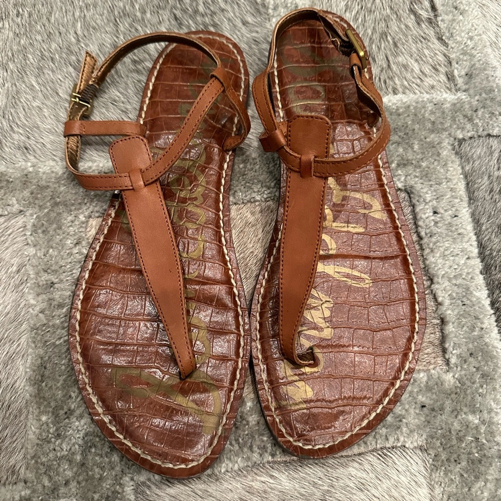 Sam Edelman Light Brown Thong Sandals